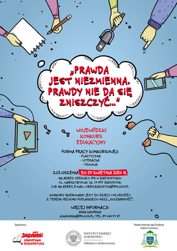  Uwaga!!!  Wojewódzki Konkurs Edukacyjny „Prawda jest niezmienna. Prawdy nie da się zniszczyć…”